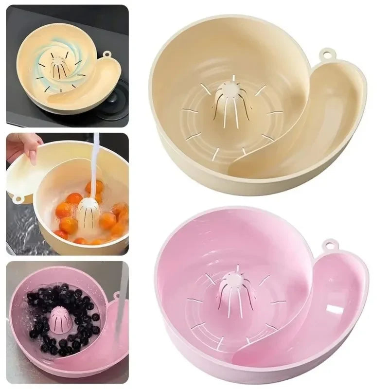 Snail Shape Vegetable Drainer