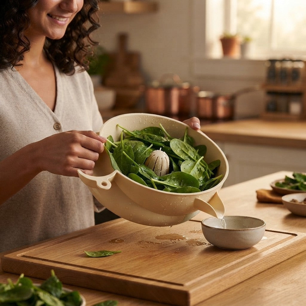 Snail Shape Vegetable Drainer